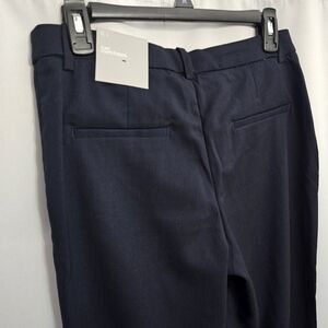 NWT Women's H&M size 6 slim NAVY trousers slacks